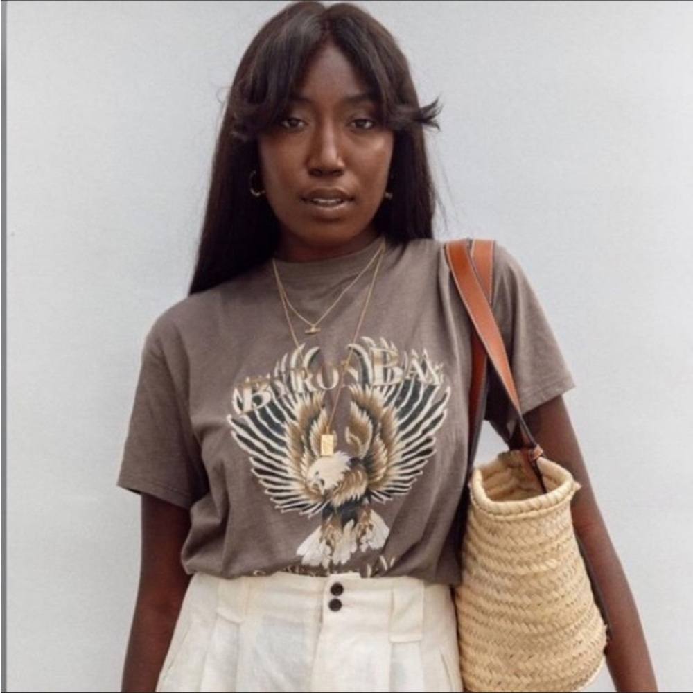 Spell & The Gypsy Biker Graphic Eagle Tee Shirt